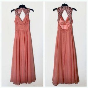 Wedding guest or prom dress with beaded top